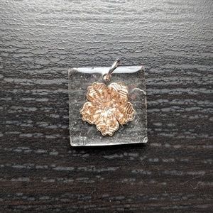 Gold Flower Pendant